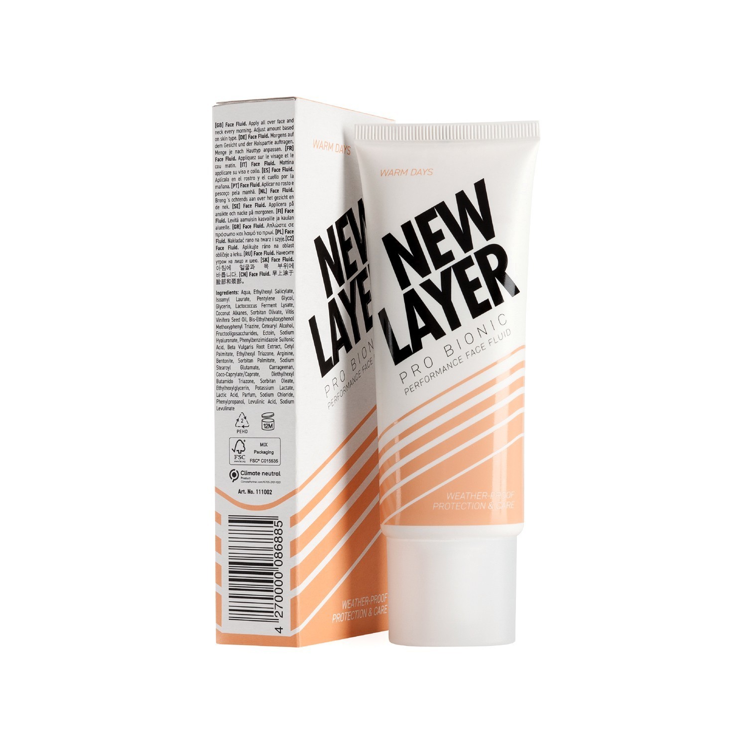 NOVÝ LAYER Pro Bionic pleťový fluid – 75 ml