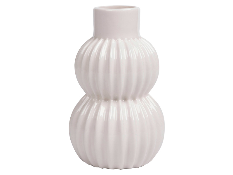 Wazon ceramiczny Kawaii 15 cm beżowy