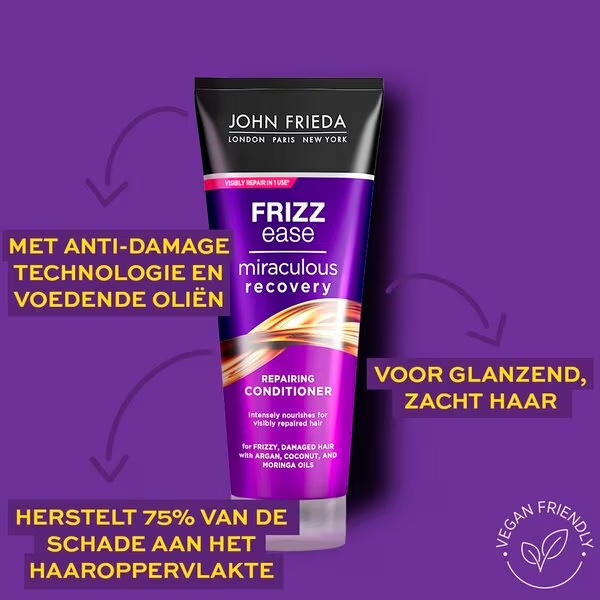John Frieda Frizz Ease Miraculous Recovery балзам за обнављање коврџаве косе<br>250ml