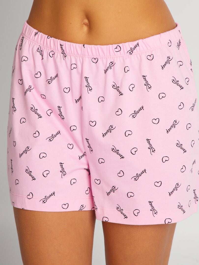 Conjunto de pijama corto Disney - 2 piezas - ROSA