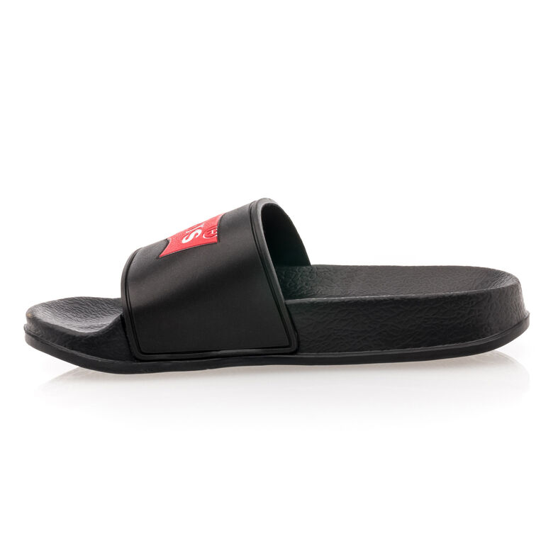 Svarte gutteflip-flops / Thong-sandaler