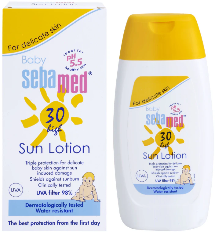 Protetor solar infantil Sebamed Baby Sun FPS 30