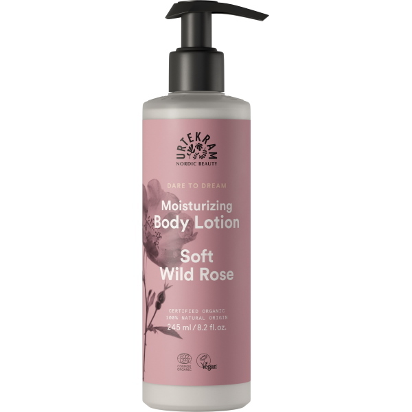 Urtekram Soft Wild Rose testápoló - 245 ml