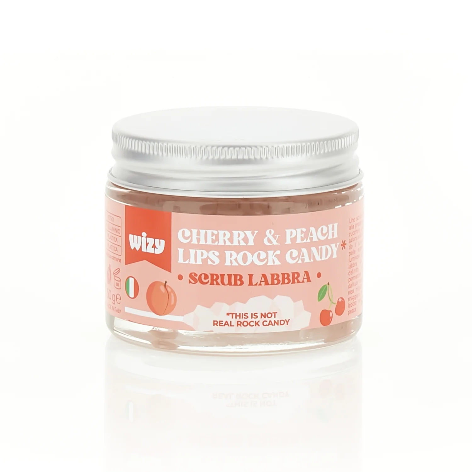 Viso Cherry & Peach Lips Rock Candy - Esfoliante Labbra