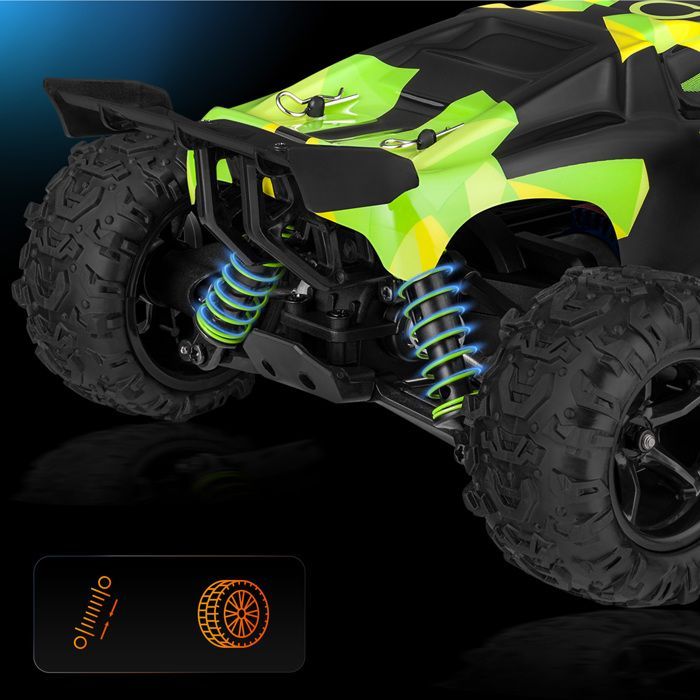 OVERMAX X-Monster 3.0 - RC Voiture télécommandée - 30 km/h - Échelle 1:18 - 40 min - Portée 100 m - Entraînement 4 x 4