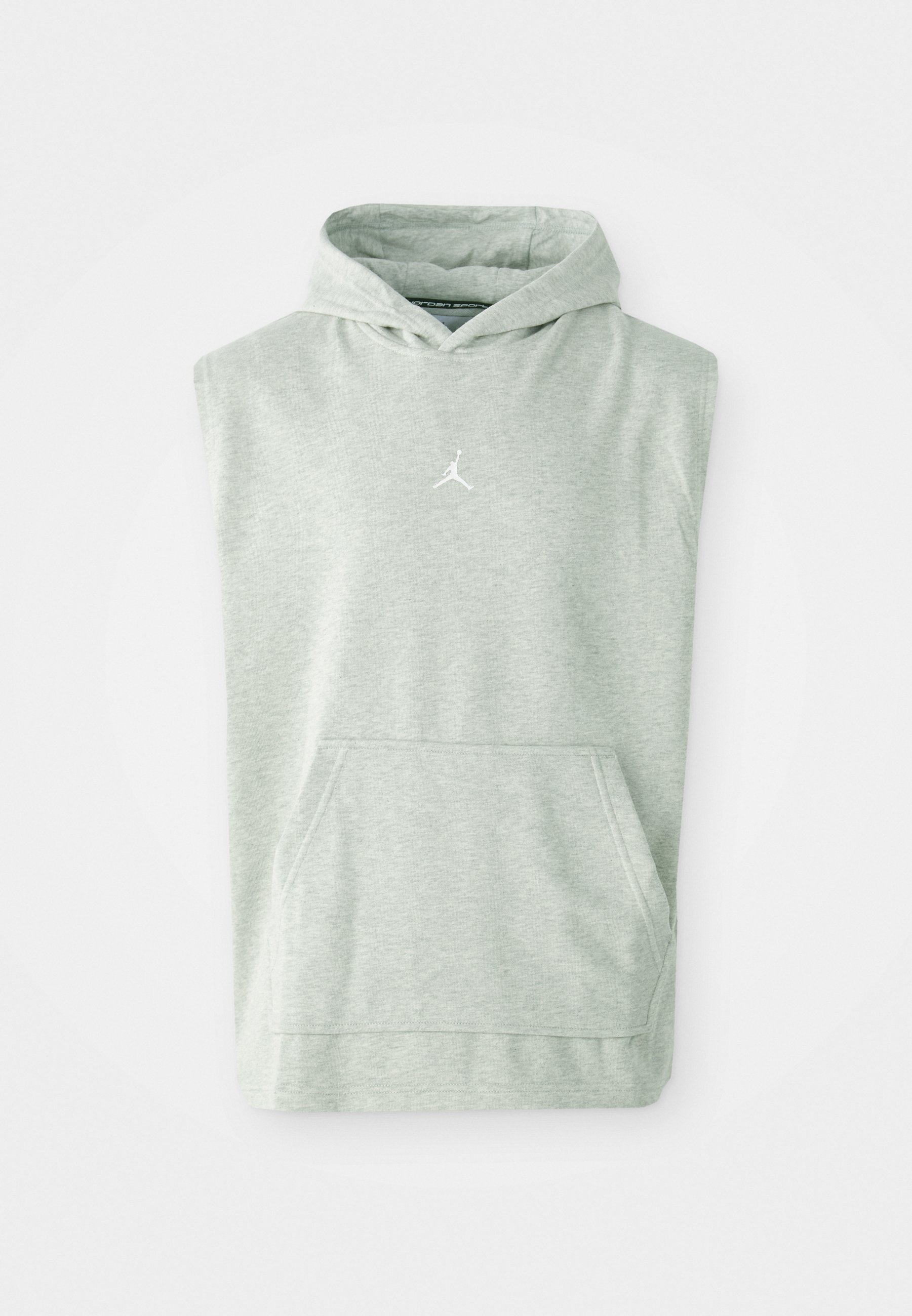Jordan SPORT CROSSOVER ÄRMELLOSER HOODIE - Hoodie - grau meliert/weiß