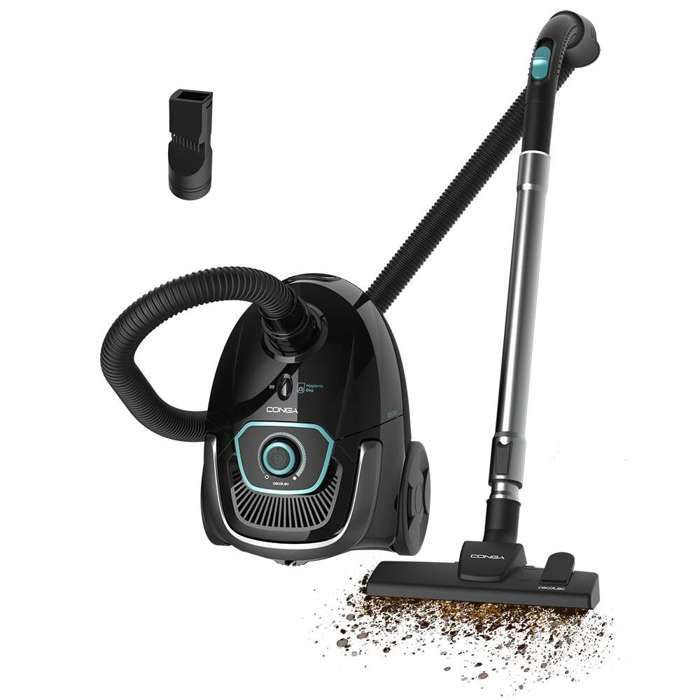 Cecotec Aspirateur Traîneau avec Sac de 2,5 L Conga Powerbag 2500 Plus. 850 W, Filtration Haute Efficacité