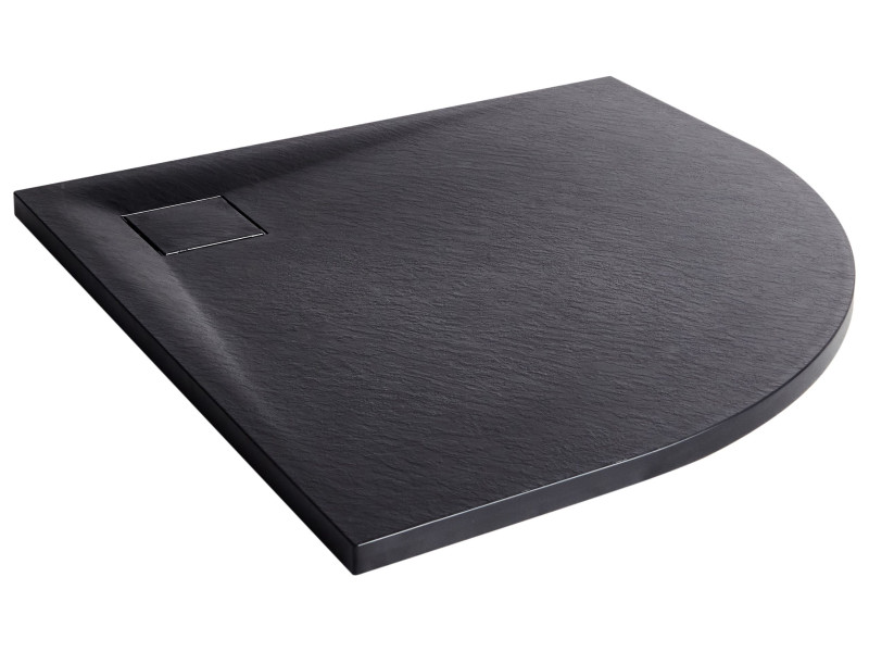 Brodzik prysznic SMC czarny 80x80x3cm