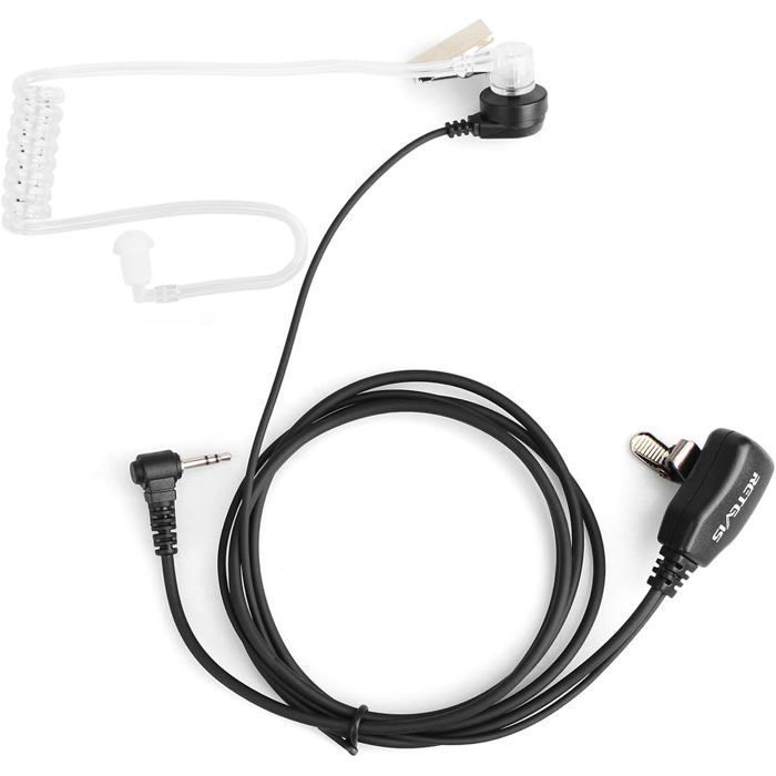Auriculares Retevis EAM101 RT45 para walkie-talkie, 1 pin, 2,5 mm, compatibles con RT45 Motorola TLKR T92 H2O/T80 T62 T82 Extreme T81