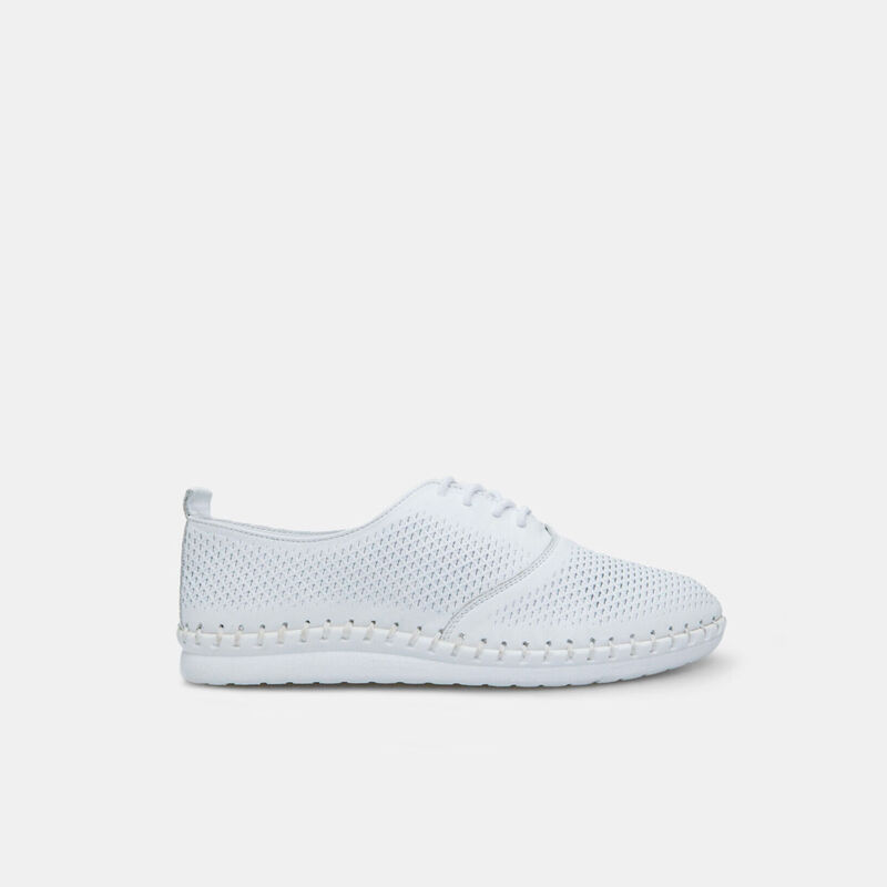 Dames leren veterschoenen