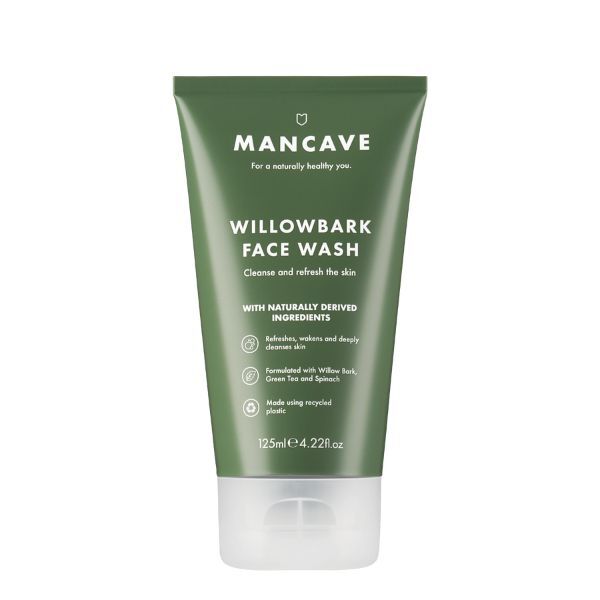 ManCave Willowbark arclemosó 125ml | Ajándékok apáknak | Superdrug