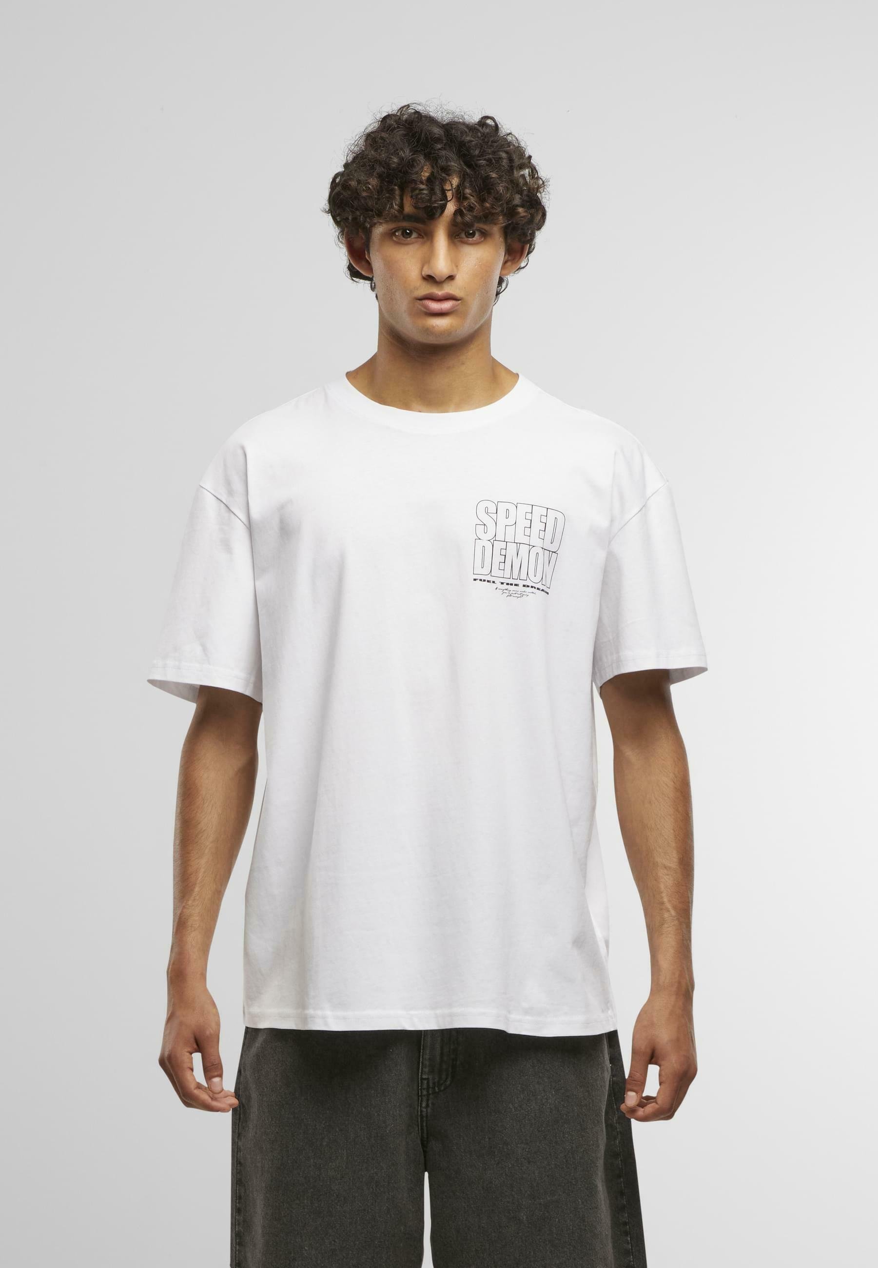 Maglietta stampata Mister Tee SPEED DEMON TEE - bianca