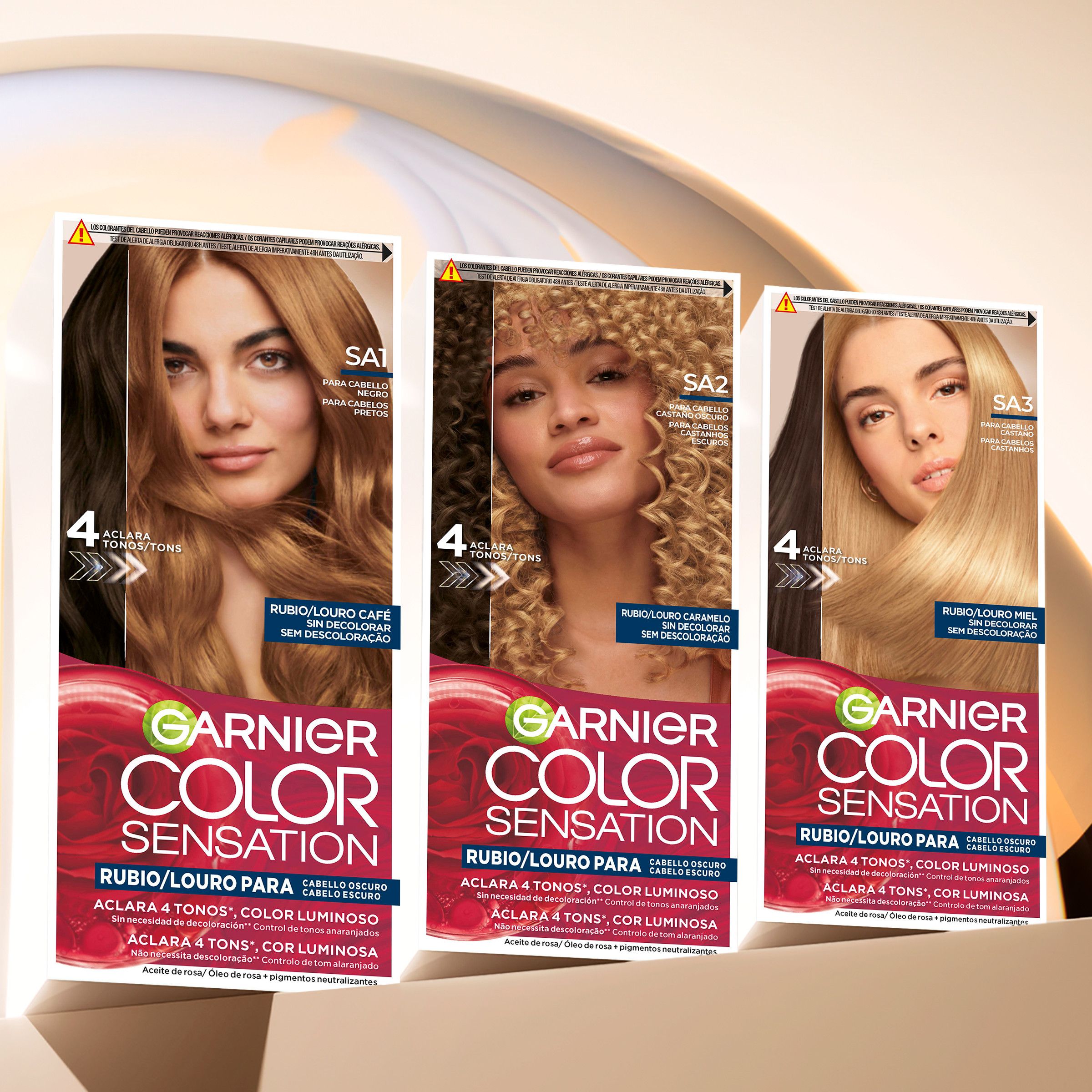 Barva za lase Color Sensation Luminous Blonde brez beljenja Beljenje las