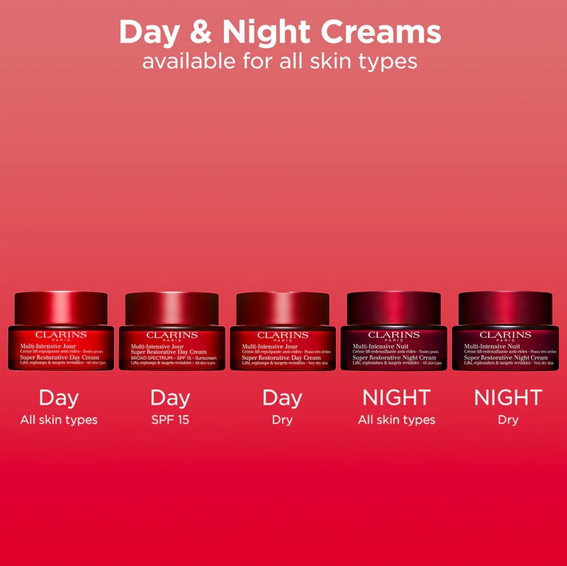 „Clarins Super Restorating Day Cream“ su SPF 15