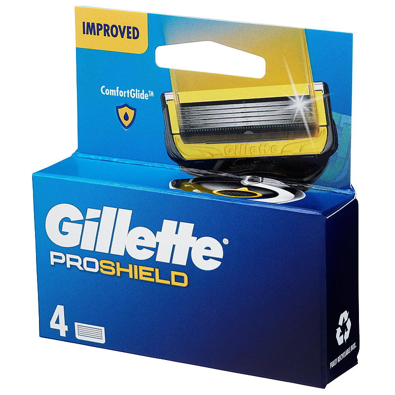 Gillette Klingen 4er-Pack Proshield Bedienungsanleitung