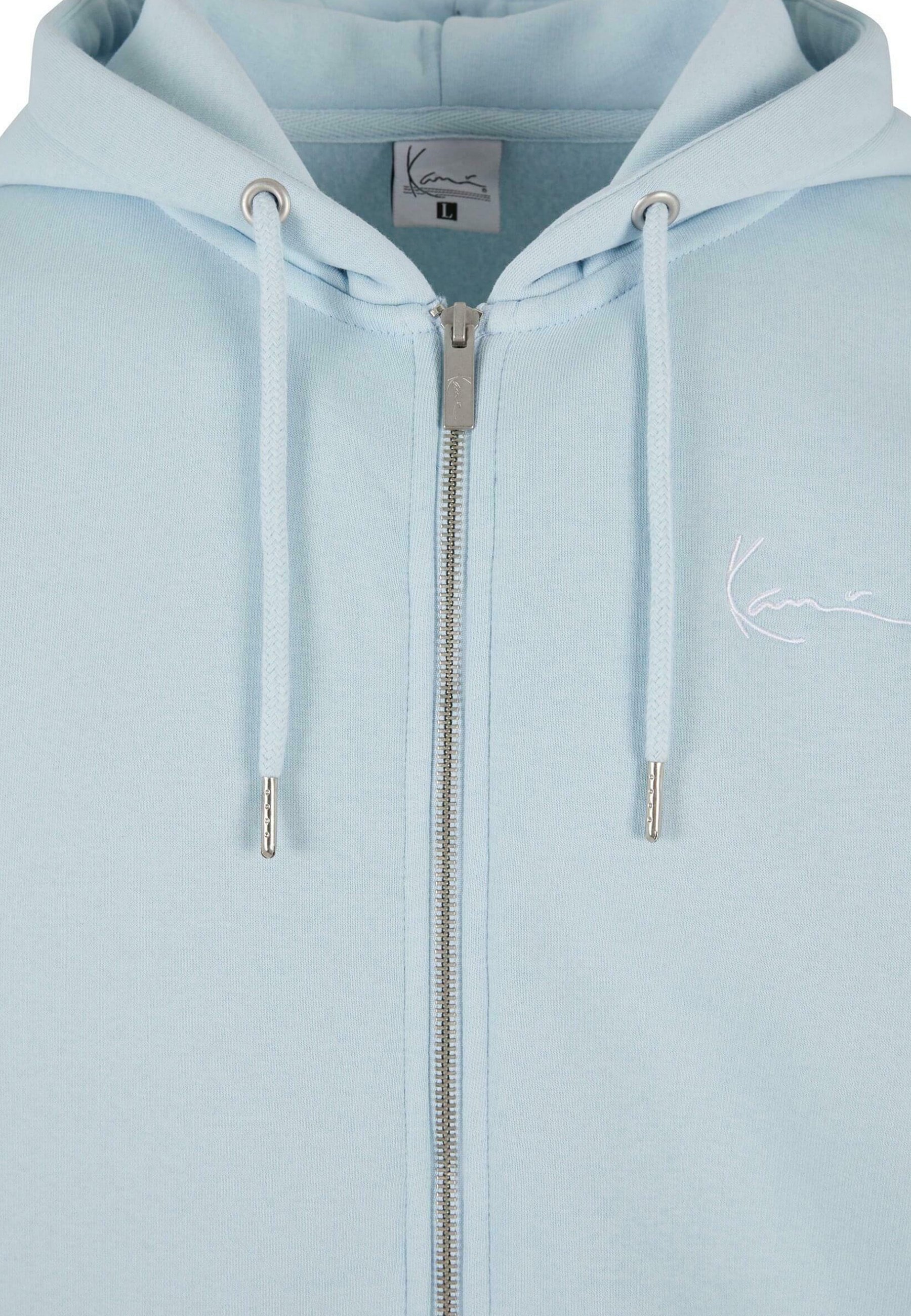 Sweat-shirt zippé Karl Kani AUTHENTIC STAR LOGO OS - bleu clair