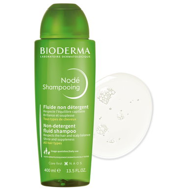 Bioderma Nodé detergensmentes folyékony sampon az irritált fejbőr nyugtatására 400 ml