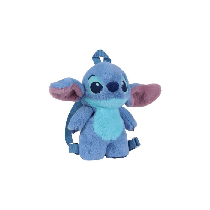 Mochila infantil - DISNEY - Stitch - Peluche - Azul claro - Correas cómodas