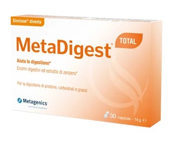 METAGENICS Metadigest Totaal 30 capsules Voedingssupplement ter ondersteuning van de spijsvertering