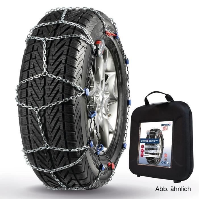Cadenas para nieve automáticas Pewag RSV 68 SERVO SUV, tamaño 68 - 2 unidades (acero Starwave de 13 mm)