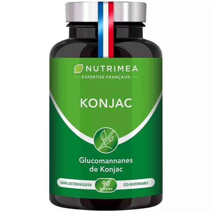 PURE KONJAC • 95% glucomannan - capsule • Appetite suppressant • Detox • Slimming food supplement