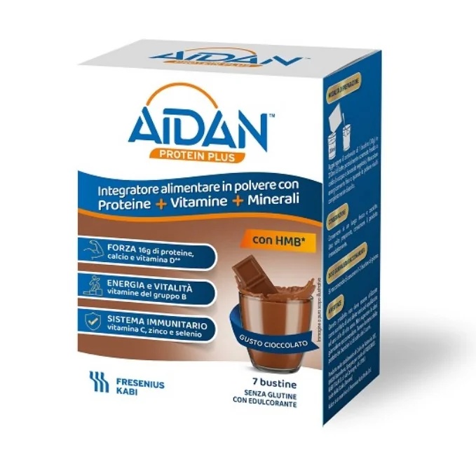 AIDAN Aidan Protein Plus 7 sachets Chocolat Sans gluten