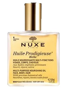 NUXE Nuxe Huile Prodigieuse Riche 100 ml hydraterende en voedende lichaams- en haarolie