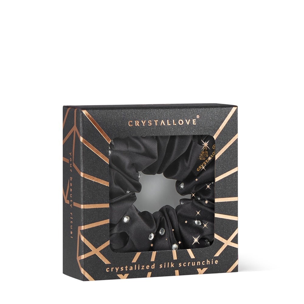 Crystallove Crystalized silk - black