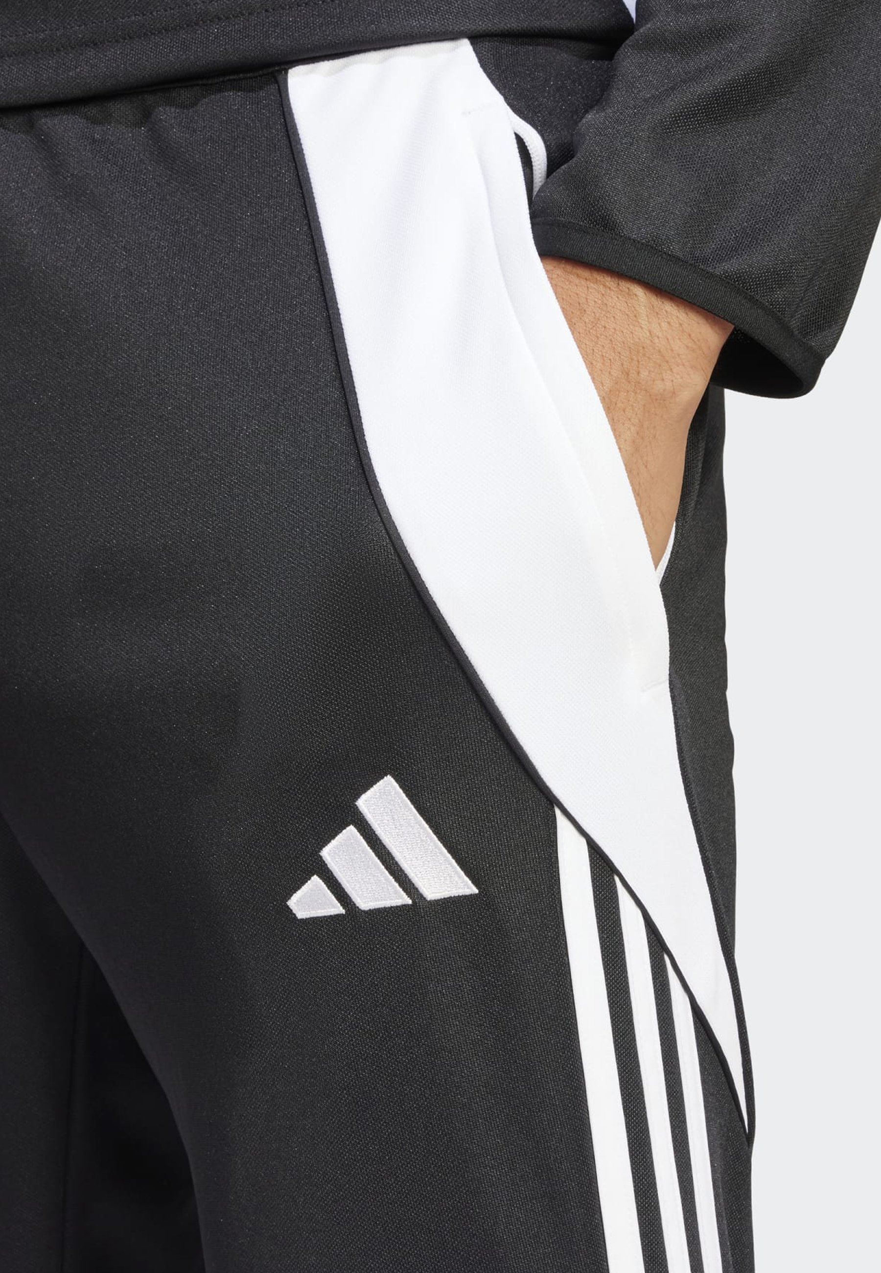 adidas Performance TIRO24 TRAINING PANT SLIM - Legíny - black/white