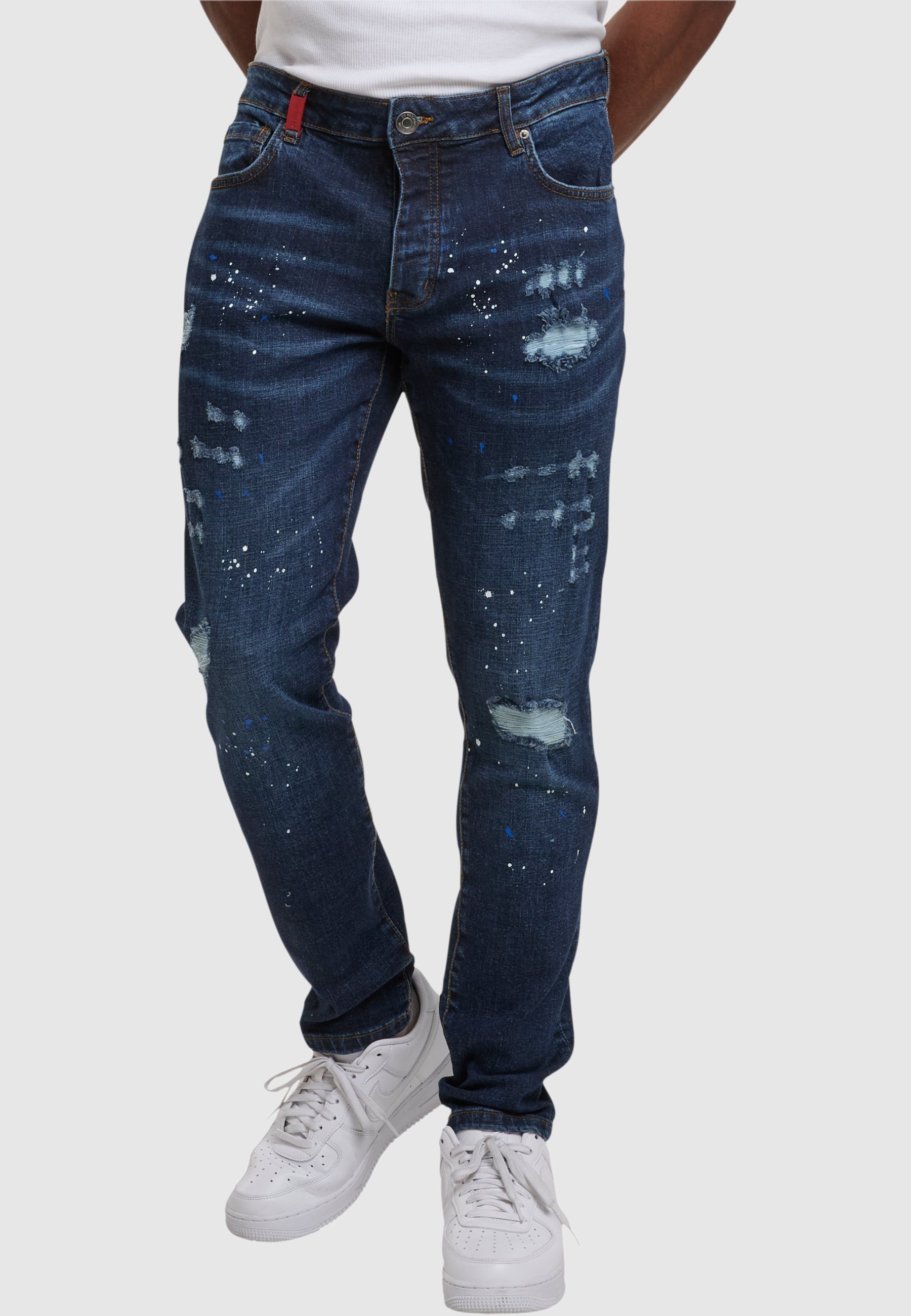 2Y Premium LEONARDO - Slim fit jeans - middenblauw