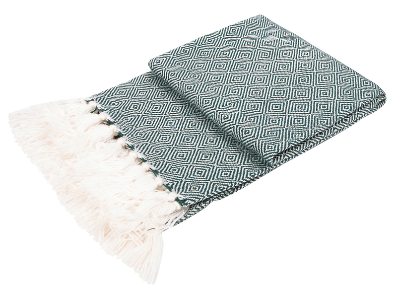 Koc Belfast 152x127 cm zielony