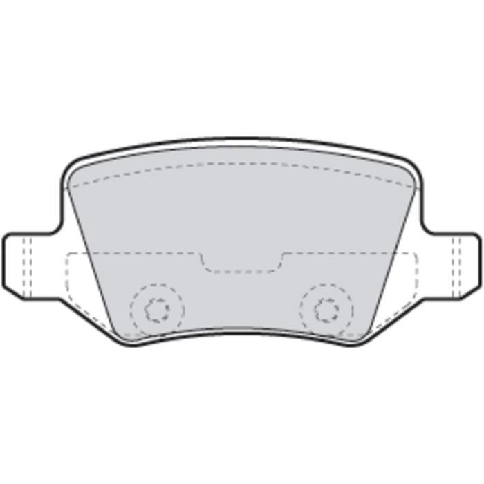 Pastillas de freno para Mercedes Clase B, primera gama - VALEO - 301583