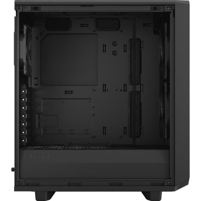 FRACTAL DESIGN – Meshify 2 Kompakt-PC-Gehäuse, Schwarz, geschlossene Seitenwand