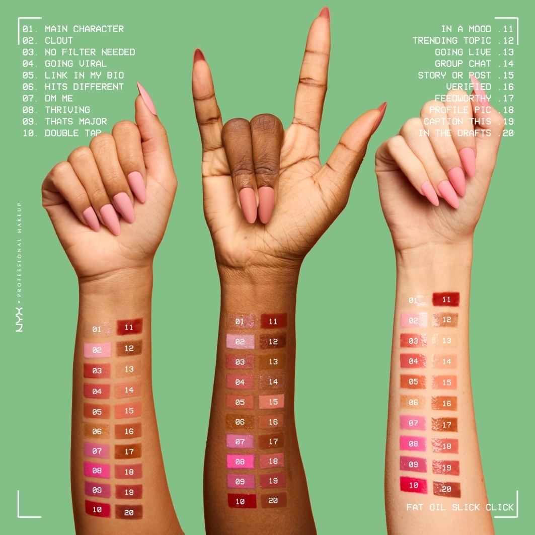 NYX Professional Makeup lūpų balzamas „Fat Oil Slick Click“ – 2 g.