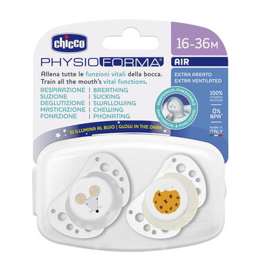 Chicco Physio Air Active silikonske dude 12 m 2 kosa 2 kosa