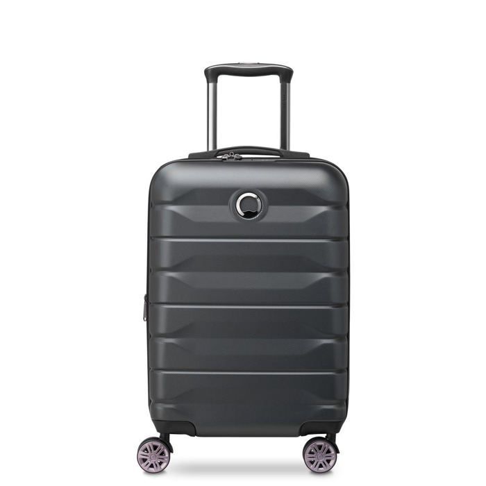 DELSEY PARIS - AIR ARMOUR - Harde handbagagekoffer 55 cm x 40 cm x 20 cm - 35 L - S - Zwart