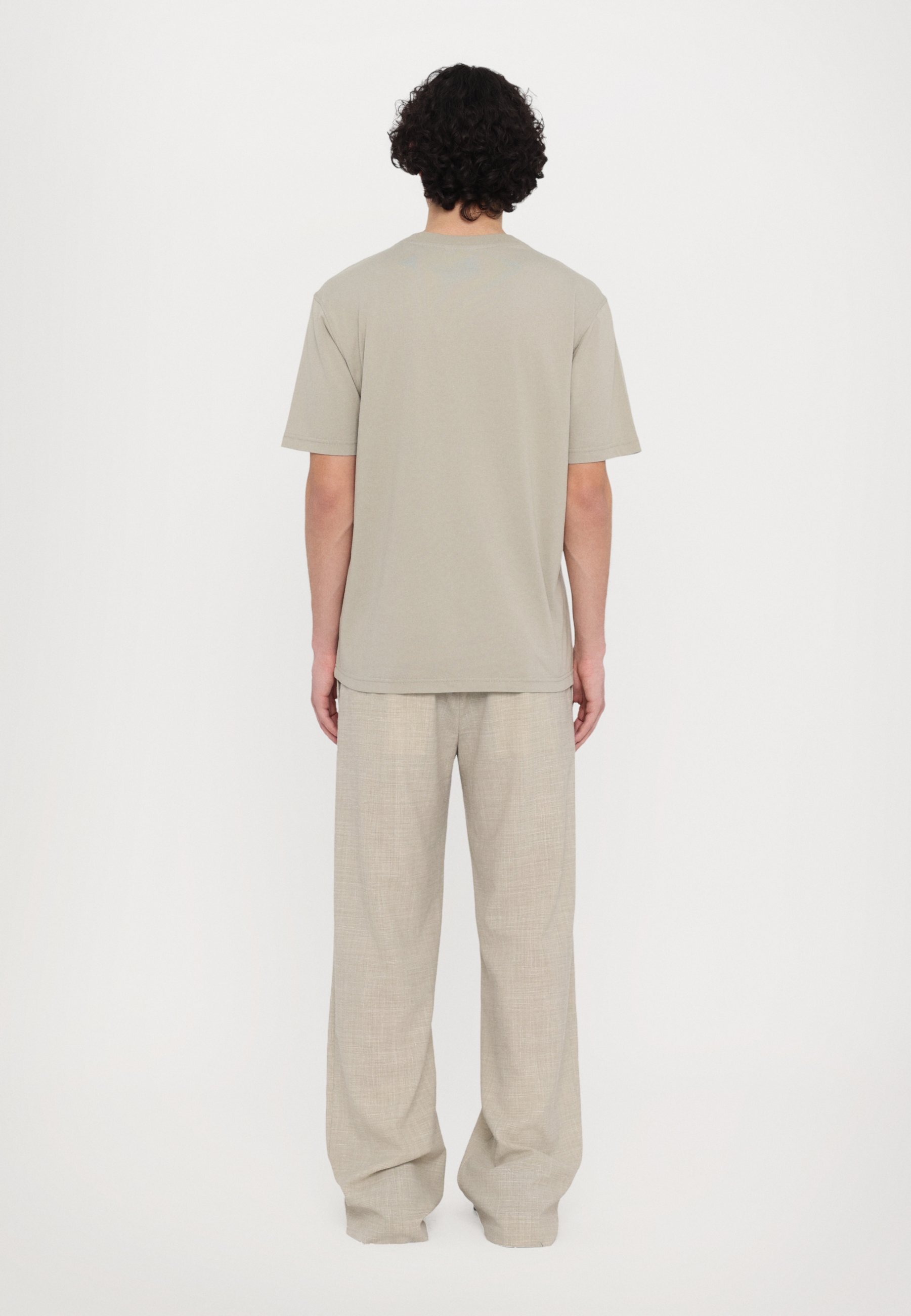 NN.07 ADAM EMB - Tricou simplu - bej