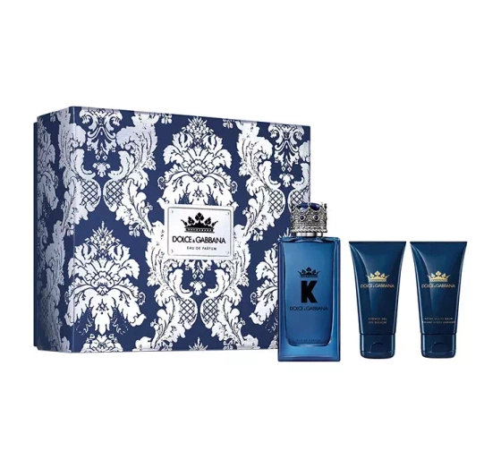 Dolce & Gabbana K by Dolce & Gabbana woda perfumowana spray 100 ml   balsam po goleniu 50 ml   żel pod prysznic 50 ml