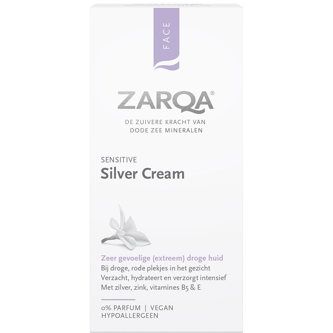 ZARQA sidabrinis kreminis veido kremas - 30 ml