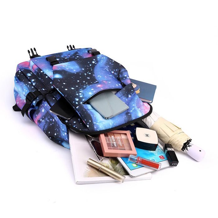 Conjunto de 3 bolsos infantiles: estuche, mochila y bandolera para el colegio. Prácticos y con estilo.