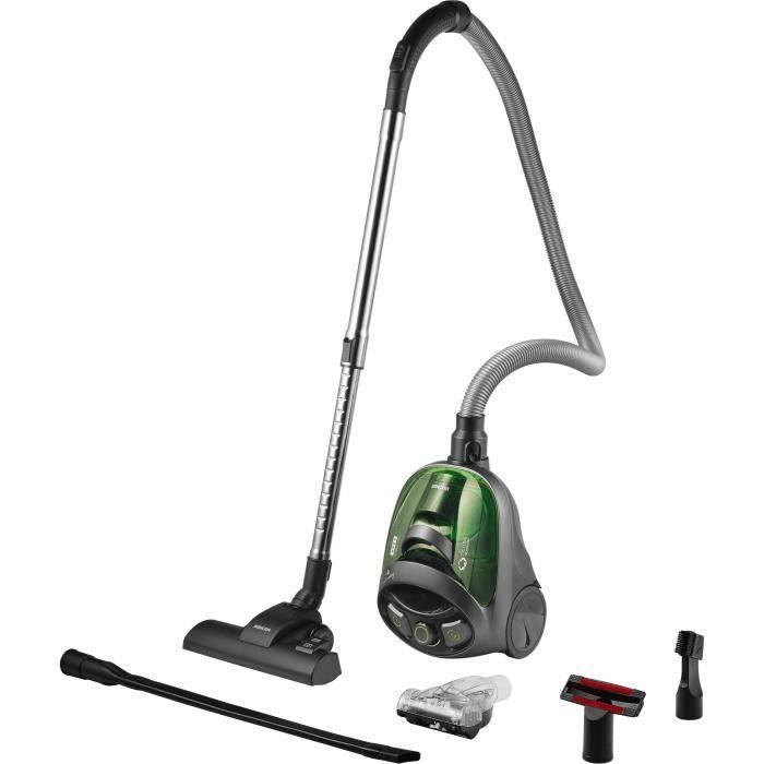 Bagless canister vacuum cleaner - SENCOR - SVC 1016GR - 800 W - 80 dB - 1.5 L - Black / Green