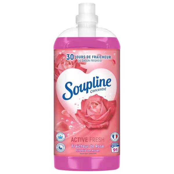Aviváž Soupline Active Fresh Rose 2 l, 91 praní