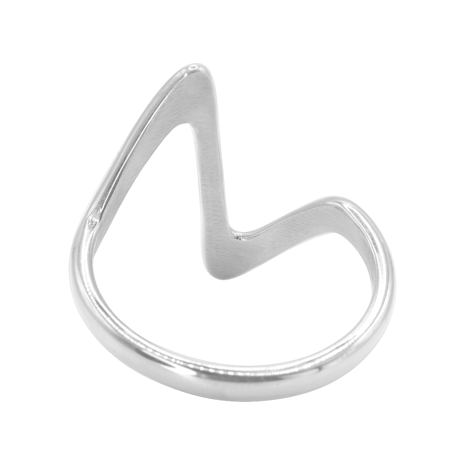 Heideman Bague Persi couleur argentée polie