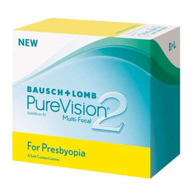 Purevision 2HD -piilolinssit ikänäköön, 3 tai 6 kpl.