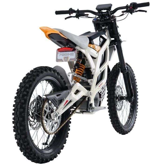 Vélos électriques Montagne, Moto électriques Tout-terrain pour Adulte, 16KW Motor, Off-road Ebike Batterie 72V 40Ah, 95km/h