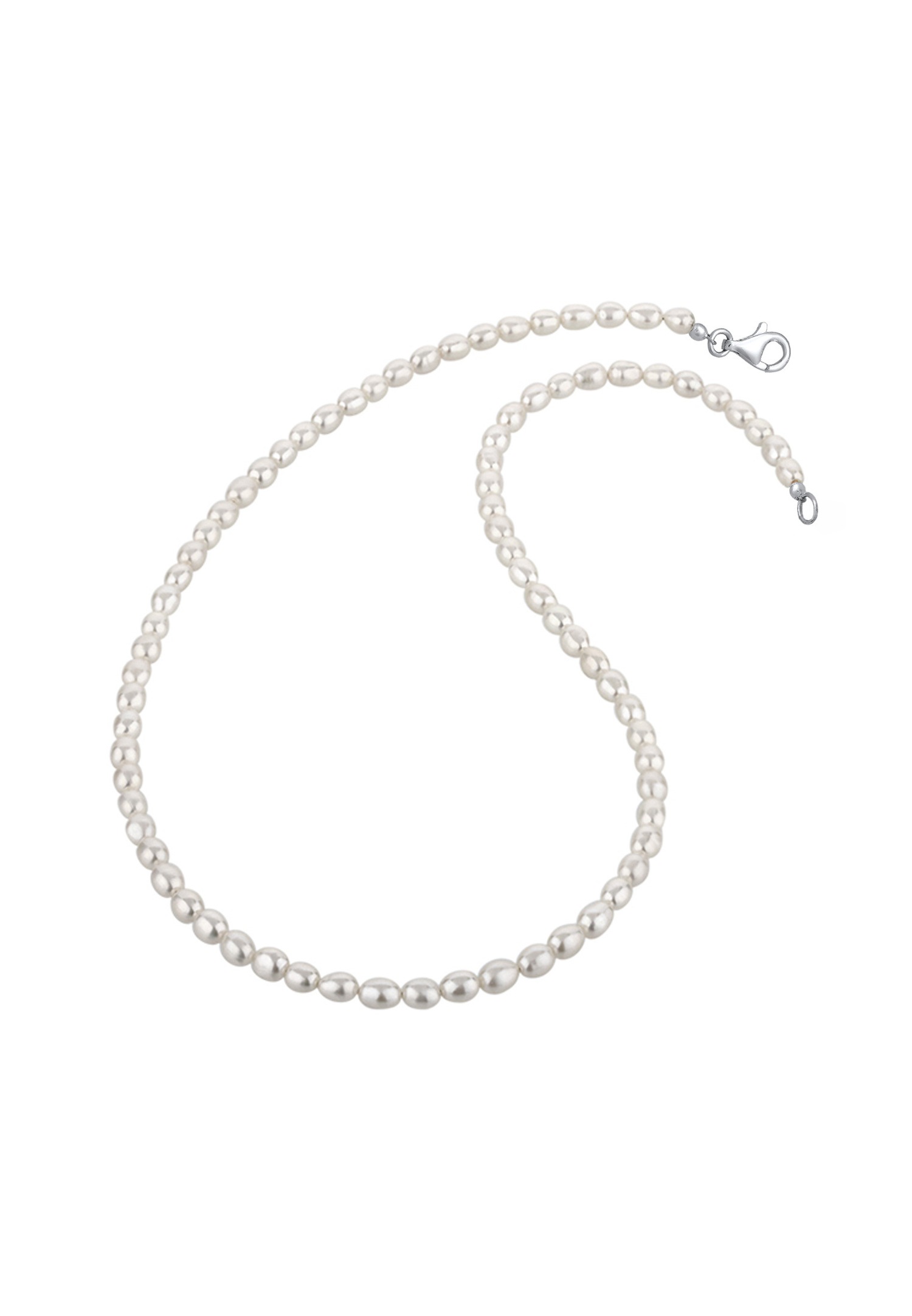 Nenalina Femmes Classique Élégant avec Perles de Culture d'Eau Douce en argent sterling 925