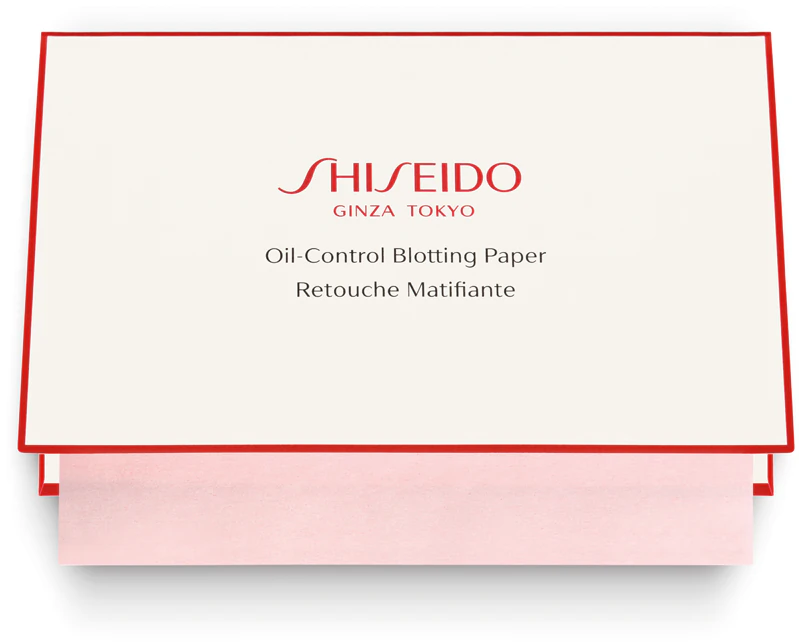 Papel absorvente de oleosidade Shiseido Generic Skincare para pele oleosa e mista.