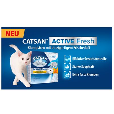 Catsan Active Fresh hrudkující stelivo