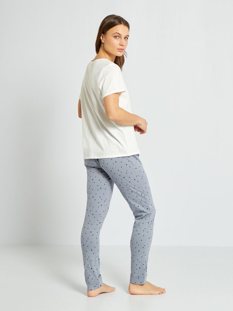 Jersey t-shirt - WIT