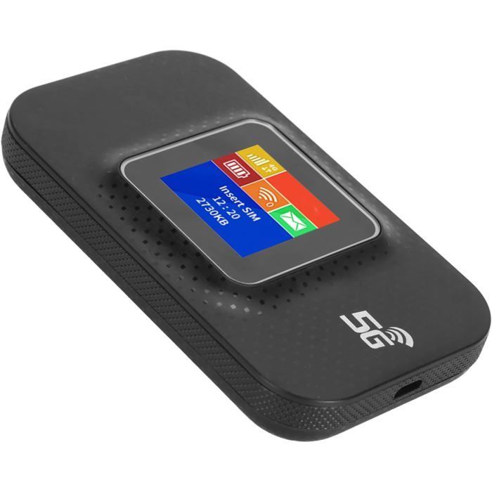 Punto de acceso WiFi móvil, dispositivo de punto de acceso WiFi 4G LTE desbloqueado, router WiFi portátil con ranura para tarjeta SIM para...